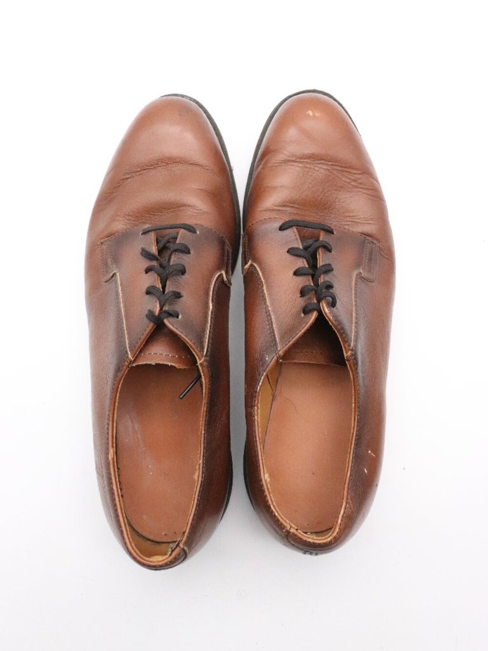Red Wing USA Postman Brown Leather Work Shoes Men's Size 13 B Lace Up - Picture 7 of 13